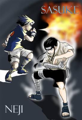 Neji vs Sasuke